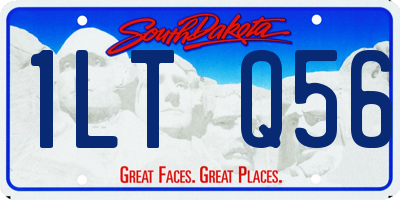 SD license plate 1LTQ56