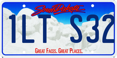 SD license plate 1LTS32