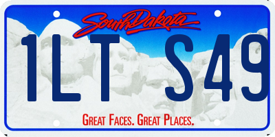 SD license plate 1LTS49