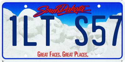 SD license plate 1LTS57