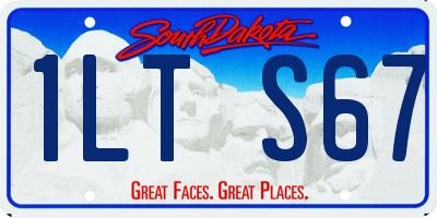 SD license plate 1LTS67