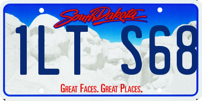 SD license plate 1LTS68