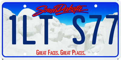 SD license plate 1LTS77