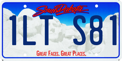 SD license plate 1LTS81