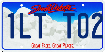 SD license plate 1LTT02