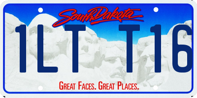 SD license plate 1LTT16