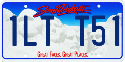 SD license plate 1LTT51