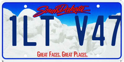 SD license plate 1LTV47