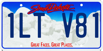 SD license plate 1LTV81