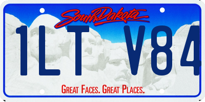 SD license plate 1LTV84