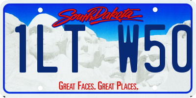SD license plate 1LTW50