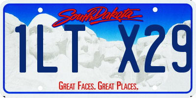 SD license plate 1LTX29