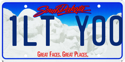 SD license plate 1LTY00