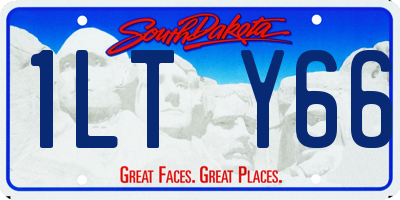 SD license plate 1LTY66