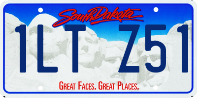 SD license plate 1LTZ51