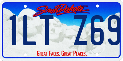 SD license plate 1LTZ69