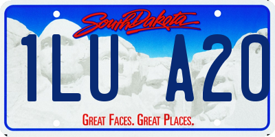 SD license plate 1LUA20