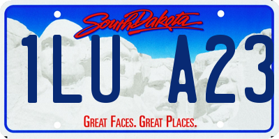 SD license plate 1LUA23