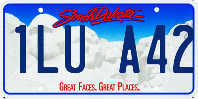 SD license plate 1LUA42