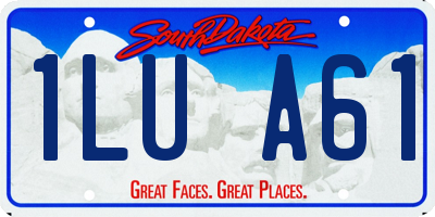 SD license plate 1LUA61