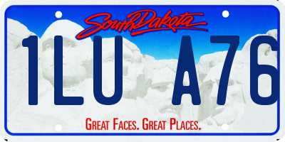 SD license plate 1LUA76