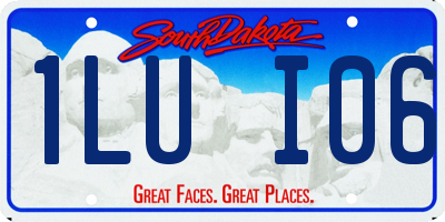 SD license plate 1LUI06