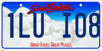 SD license plate 1LUI08