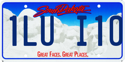 SD license plate 1LUI10