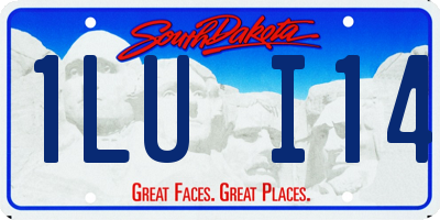 SD license plate 1LUI14