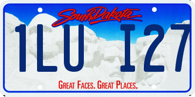 SD license plate 1LUI27