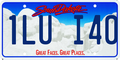 SD license plate 1LUI40