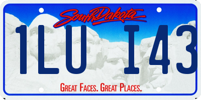SD license plate 1LUI43