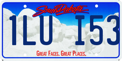SD license plate 1LUI53