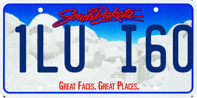 SD license plate 1LUI60
