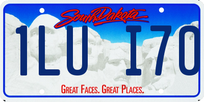 SD license plate 1LUI70