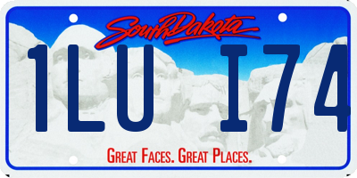 SD license plate 1LUI74
