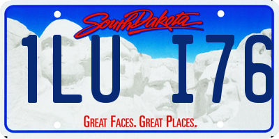 SD license plate 1LUI76