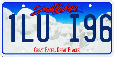 SD license plate 1LUI96