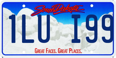 SD license plate 1LUI99