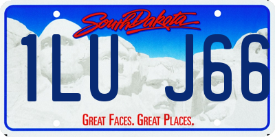 SD license plate 1LUJ66