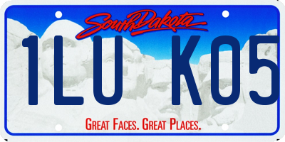 SD license plate 1LUK05