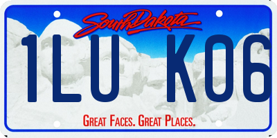 SD license plate 1LUK06
