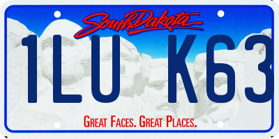 SD license plate 1LUK63
