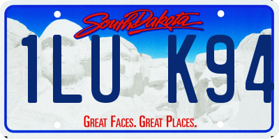SD license plate 1LUK94