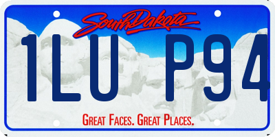 SD license plate 1LUP94