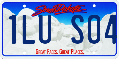 SD license plate 1LUS04