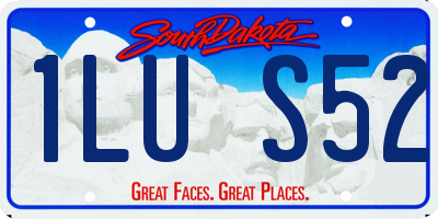 SD license plate 1LUS52