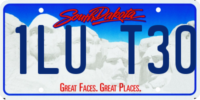 SD license plate 1LUT30