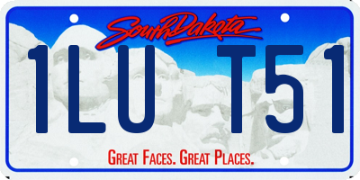 SD license plate 1LUT51