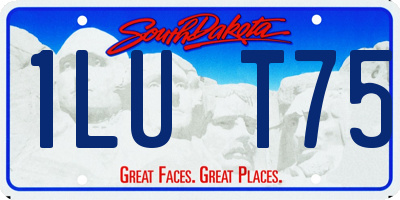 SD license plate 1LUT75